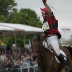 Finishing the XC at Badminton, 2010