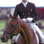 Mannie and Paul after the dressage at Barbury