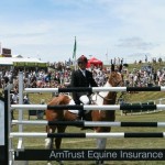 Paul & Tiger after winning the Amtrust Equine Eventers' High Jump at Barbury 2010